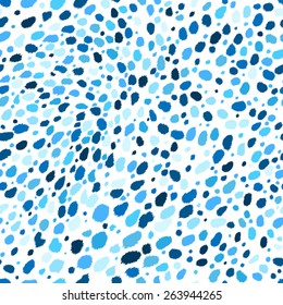 Seamless vector bright colors leopard pattern. Animal print. Can be used for fabrics, wallpapers, scrap-booking, ornamental template for design and decoration, etc