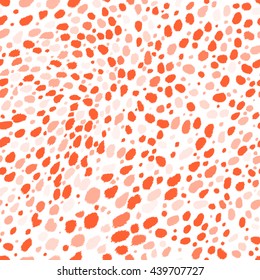 Seamless vector bright colors leopard pattern. Can be used for fabrics, wallpapers, scrap-booking, ornamental template for design and decoration, etc
