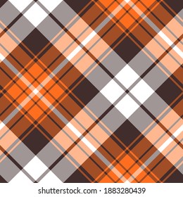 Rastreo blanco y marrón vectorial sin soldadura para tela, textil, envoltura, etc. Fondo de plástico	