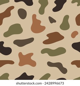seamless vector camouflage pattern, camo pattern 