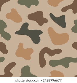 patrón de camuflaje de vector sin costuras, patrón de camuflaje 