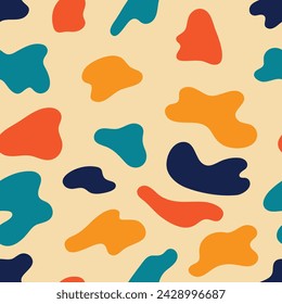 seamless vector camouflage pattern, camo pattern 