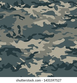 Seamless vector camouflage pattern. Military/ uniform/ army background. For fabric, textile, design, avertising banner.