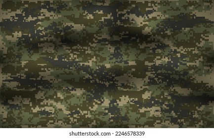 seamless vector camouflage pattern for print. texture