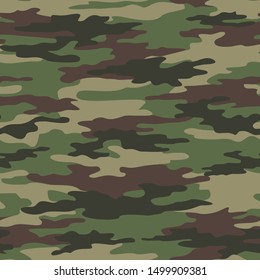 
Seamless vector camouflage pattern for printing wallpapers, fabrics. Military texture.