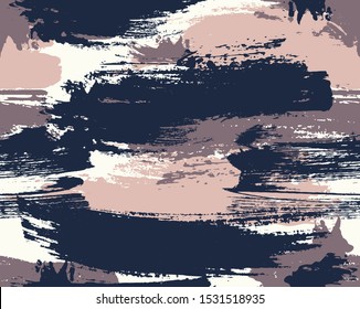 Seamless vector camouflage repeat pattern