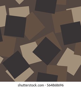 Seamless vector camouflage series - Brown