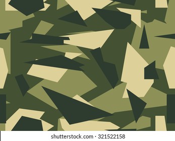 Seamless vector camouflage series - Green