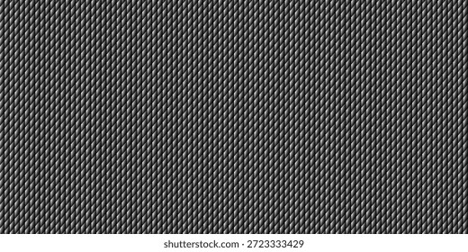 Textura inconsútil de la fibra de carbono del Vector. Gris oscuro patrón geométrico punteado. Fondo moderno y de alta tecnología para diseños digitales.
