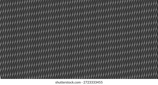 Textura inconsútil de la fibra de carbono del Vector. Gris oscuro patrón geométrico punteado. Fondo moderno y de alta tecnología para diseños digitales.