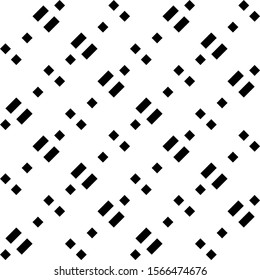 Seamless vector. Checks, blocks motif. Rhombuses, rectangles ornament. Diamonds, strokes wallpaper. Squares, dashes pattern. Geometric background. Web design, art illustration, abstract backdrop.