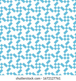 Seamless vector. Checks, blocks motif. Rhombuses, rectangles ornament. Diamonds, strokes wallpaper. Squares, slabs pattern. Geometric background. Web design, art illustration, abstract backdrop.