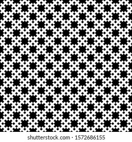 Seamless vector. Checks, figures motif. Rhombuses, shapes ornament. Diamonds, forms wallpaper. Squares, polygons pattern. Geometric background. Web design illustration, abstract backdrop