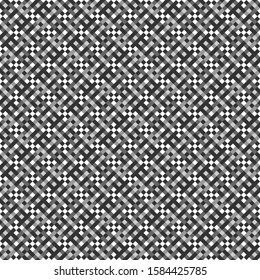 Seamless vector. Checks, figures motif. Rhombuses, rectangles, shapes ornament. Diamonds, forms wallpaper. Squares, blocks pattern. Geometric background. Web design illustration, abstract backdrop