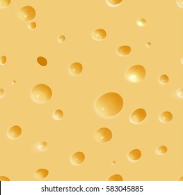 Seamless vector cheese's pattern. Abstract illustration