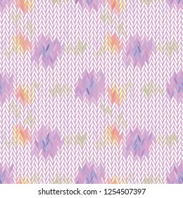 Seamless vector chevron pattern with abstract elements painted randomfor fabric, textile, or wallpaper design