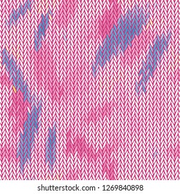 Seamless vector chevron pattern with abstract elements painted randomfor fabric, textile, or wallpaper design