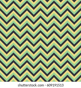 Seamless vector chevron pattern with green and dark grey lines. Background for dress, manufacturing, wallpapers, prints, gift wrap and scrapbook. 
