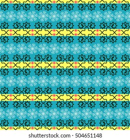 Seamless vector Christmas background illustration. Christmas patterns, snowflakes