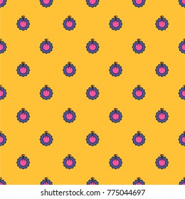 Seamless Vector Christmas Candies Pattern