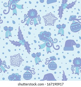 Seamless vector christmas pattern 