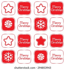 Seamless vector Christmas pattern