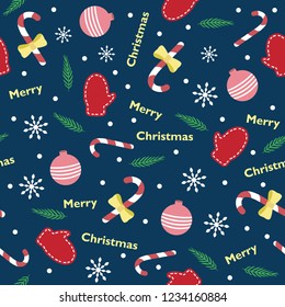 Seamless Christmas Pattern Stock Vector (Royalty Free) 521431225 ...