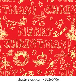 Seamless vector Christmas pattern (from my big seamless collection)