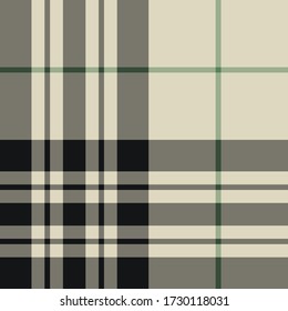 Seamless vector classic tartan pattern. Plaid background. Classic fashion wool pattern. For design,  fabric, textile, wrapping, cover etc.