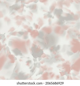 Seamless vector cloudy tie dye pastel surface pattern design for print. Vector illustration. Messy trendy pastel swirl of spots and stains and dye. Soft abstract textile design.