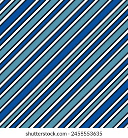 Color de Vector sin costura patrón de tela de fondo rayas de equilibrio patrones de rayas lindo color azul de Vertical rayas de color del mar de diferente tamaño tela simétrica patrón azul ilustración Fondo de pantalla.