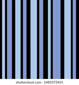 Seamless vector color background fabric pattern stripe balance stripe patterns cute vertical blue color tone stripes different size symmetric fabric blue pattern illustration wallpaper.