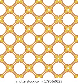 Seamless vector colored ornament in arabian style. Geometric abstract background. Pattern for wallpapers and backgrounds