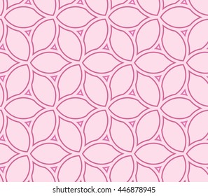 Seamless vector colored ornament. Modern geometric pattern with repeating elements