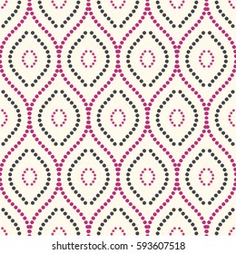 Seamless vector colored ornament. Modern background. Geometric modern pattern