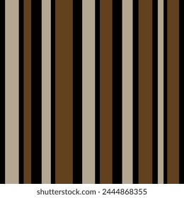 Vector sin costura colorido de fondo de tela patrón de rayas de balance de rayas linda Vertical fiesta marrón color caja de regalo rayas simétricas de tela patrón de ilustración de Fondo de pantalla.
