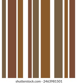 Nahtlose Vektorgrafik Bunte Hintergrund Stoff Muster Streifen Balance Streifen Muster Nette vertikale Partei Braun Farbe Geschenk Box Streifen Symmetrische Stoff Muster Illustration Bildschirmhintergrund.