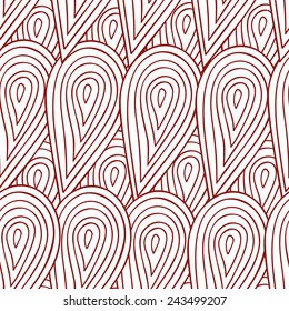 Seamless vector colorful ethnic pattern. Traditional tribal geometric ornament. Hand-drawn abstract texture for website wallpaper. Doodle backdrop with Indian motives. EPS10 vector background.