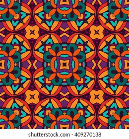 seamless vector colorful Geometric print. abstract background 