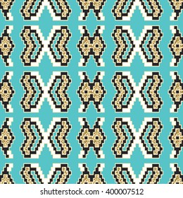 seamless vector colorful modern golden pattern