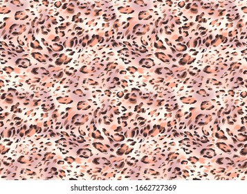 Seamless Vector. Creative artistic hand drawn leopard background. Hand drawing textures. Trendy Graphic Design for textile, banner, poster, card, cover, invitation, placard, brochure.