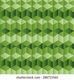 Seamless vector cubic pattern