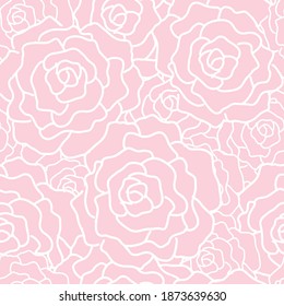 Impresionante vector lindo patrón floral.