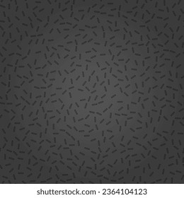 Seamless vector dark background with random black elements. Abstract ornament. Seamles abstract pattern