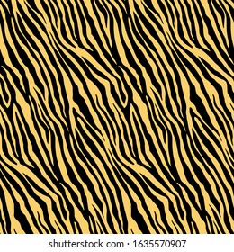 Seamless Vector. Dark colored animal skin background. Repeatable ready template.