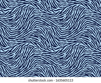 Seamless Vector. Dark colored animal skin background. Repeatable ready template.