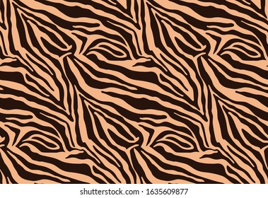 Seamless Vector. Dark colored animal skin background. Repeatable ready template.