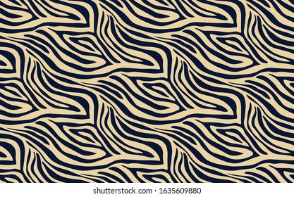 Seamless Vector. Dark colored animal skin background. Repeatable ready template.