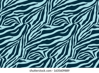 Seamless Vector. Dark colored animal skin background. Repeatable ready template.