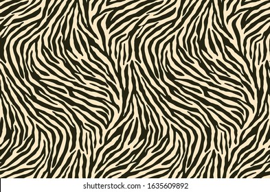Seamless Vector. Dark colored animal skin background. Repeatable ready template.